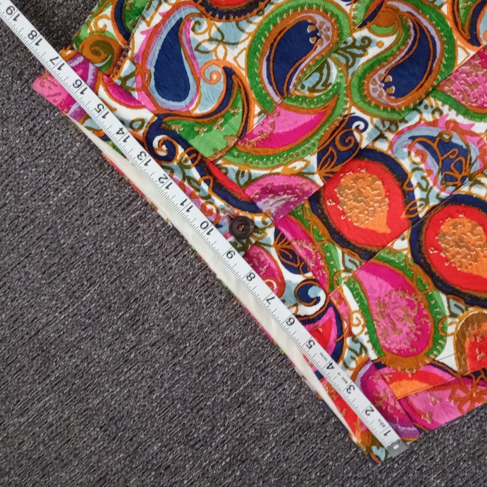 🧡Mr. Turk🧡 - Multicolor Paisley Print Jacquard Cotton Short - Picture 10 of 14